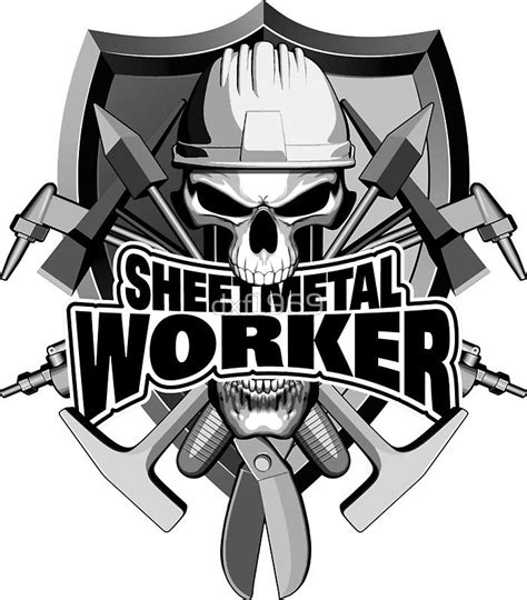 sheet metal workers logo vector|metal work logo design.